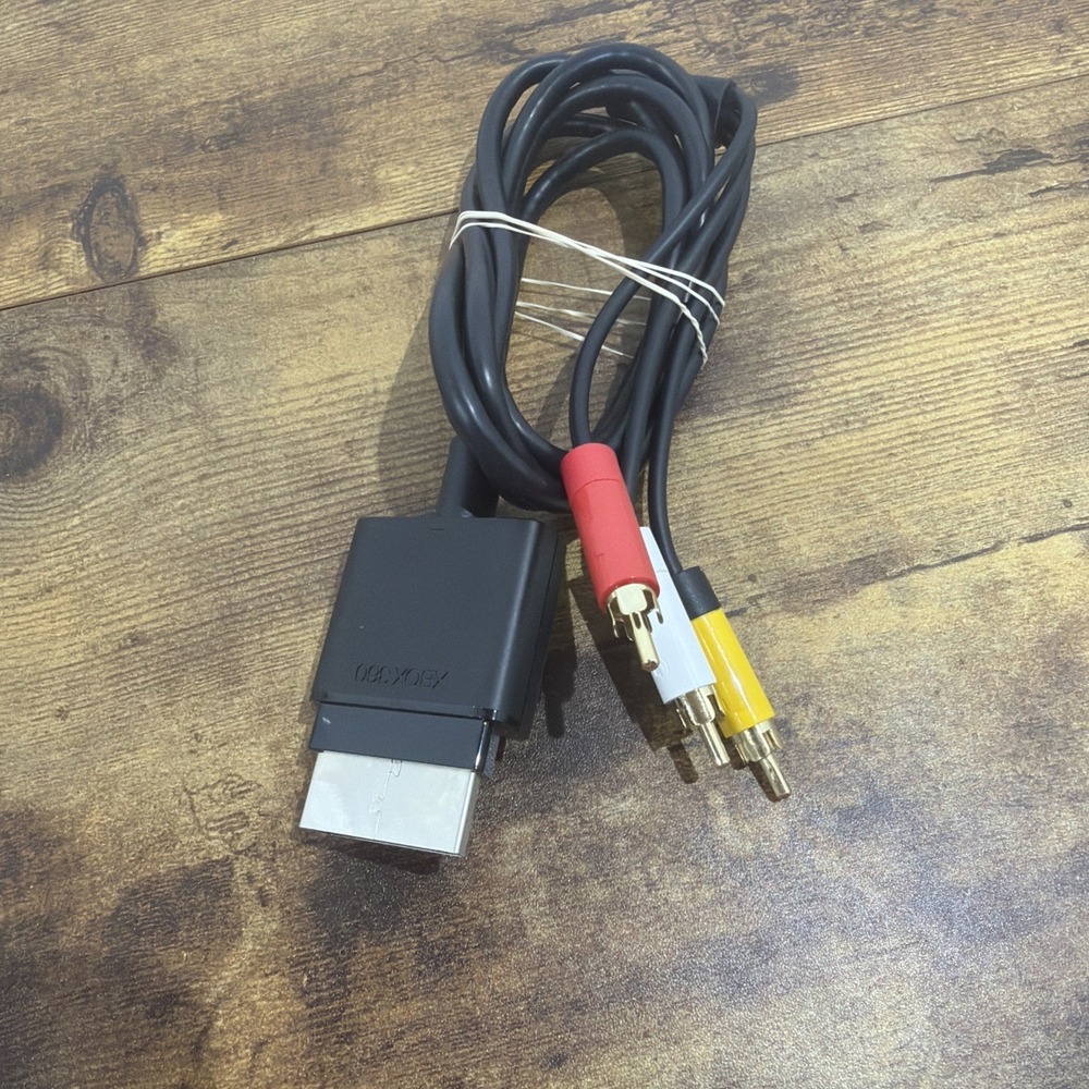 Genuine Official OEM Microsoft XBOX 360 Composite AV Cable X821376-001